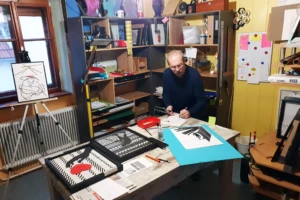 Original Rollpared-Bilder. Erschaffen von Wolfgang Mieke