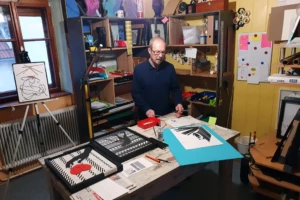 Original Rollpared-Bilder. Erschaffen von Wolfgang Mieke