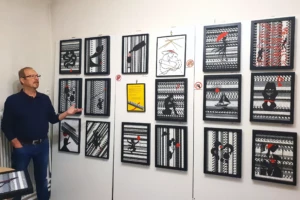 Original Rollpared-Bilder. Erschaffen von Wolfgang Mieke